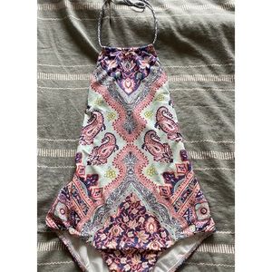 billabong boho low back one piece